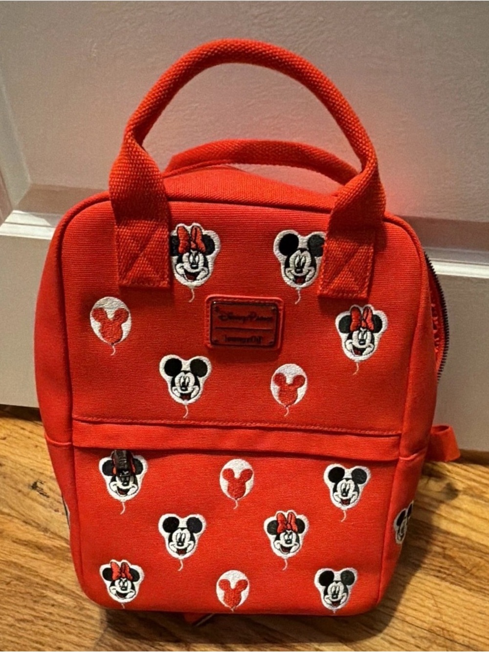 Loungefly Disney Minnie & Mickey Red Kids Backpack NWOT